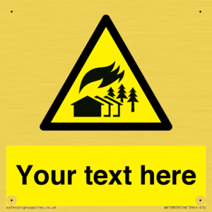 Custom Warning: Large scale fire zone